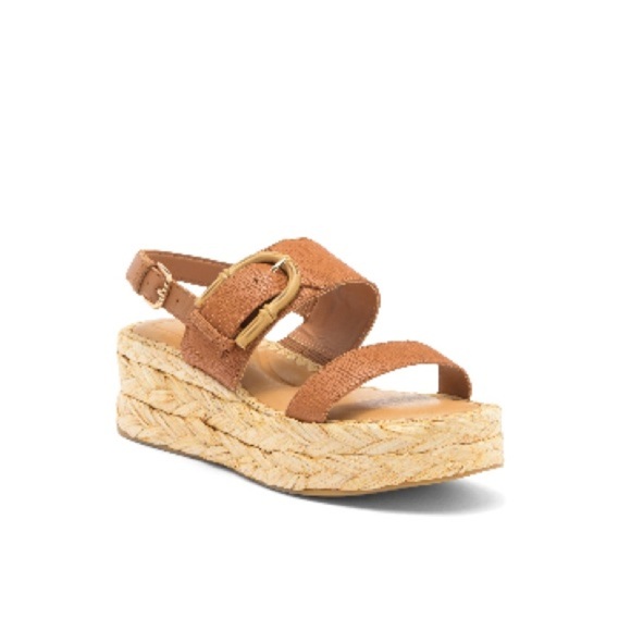 Shoes - Dolce Vita Tan Leather Wedge Sandals “Chera” style various sizes